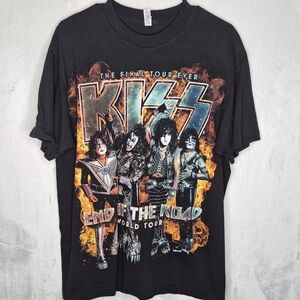 KISS 2019 End of the Road Tour Concert T Shirt Size Large